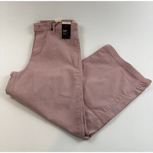 Levi's Premium Women Vintage Chino Straight Leg Mid Rise Jeans 33x29 Pink NWT